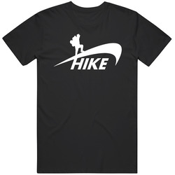 Hike Outdoorsman Nike Logo Parody Mashup Mens Cotton Classic T Shirt