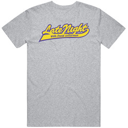 Late Night David Letterman Mens Cotton Classic T Shirt