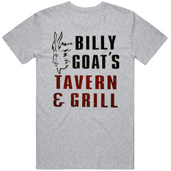 Billy Goat Tavern And Grill Chicago Baseball Retro Bar Beer Mens Cotton Classic T Shirt