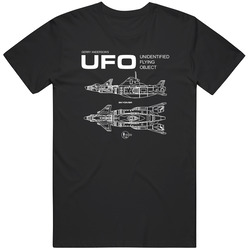 Ufo Shado Tv Series Skydiver Mens Cotton Classic T Shirt