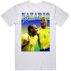 Ronaldo Nazario 90s Style Mens Cotton Classic T Shirt