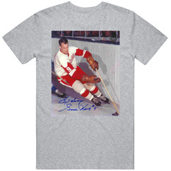 Gordie Howe Retro Mens Cotton Classic T Shirt