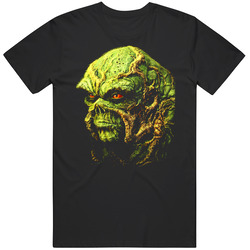 Swamp Thing Classic Comic Superhero Black Mens Cotton Classic T Shirt