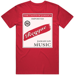 Red Stripe Reggae Music Mens Cotton Classic T Shirt