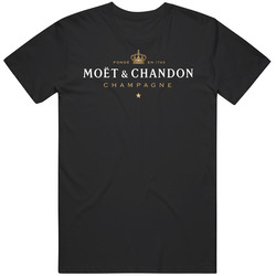 Moet Champagne Logo Mens Cotton Classic T Shirt