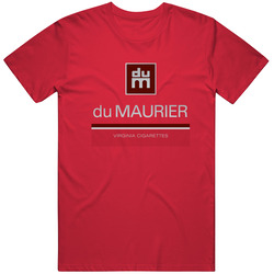 Du Maurier, Cigarettes, T-shirt, King Size, Light, Tobacco, Canadian, Smoker, Smoking Mens Cotton Classic T Shirt