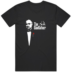 The Godfather Marlon Brando Al Pacino James Caan Mobster Movie Mens Cotton Classic T Shirt