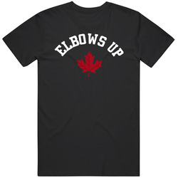 Elbows Up Proud Canadian Mens Cotton Classic T Shirt