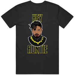Hey Auntie Killmonger Black Panther Movie Fan Gift Mens Cotton Classic T Shirt
