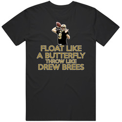 Drew Brees Quarterback New Orleans Football Mens Cotton Classic T Shirt