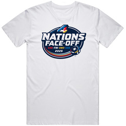 Nations Face Off Tourny Mens Cotton Classic T Shirt