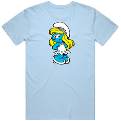 Smurfette, T-Shirt, Smurfs, Cartoon, Cute, Retro, 1980's, Eighties Mens Cotton Classic T Shirt