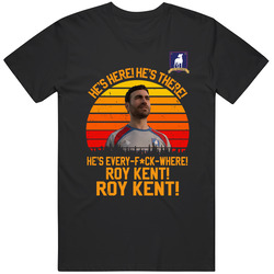 Roy Kent He's Here He's There Ted Lasso Fan Mens Cotton Classic T Shirt
