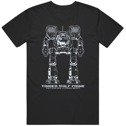 Battletech Timber Wolf Prime Mad Cat Mens Cotton Classic T Shirt