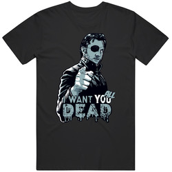The Governor t-shirt The walking dead tee  Mens Cotton Classic T Shirt