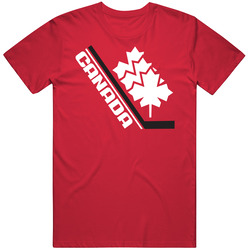 Team Canada, T-Shirt, Eighties, 80's, jersey, Hockey Logo Mens Cotton Classic T Shirt
