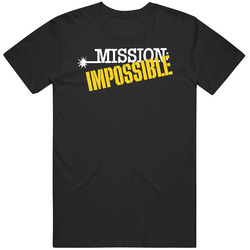 Mission Impossible Retro 80s Tv Show Logo Fan Mens Cotton Classic T Shirt