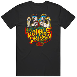 Double Dragon, T-Shirt, Classic, Arcade, Video, Game, Retro, 1980's, Martial Arts Mens Cotton Classic T Shirt