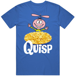 Quisp Box Greatest Cereal Of All Time Breakfast Fan Foodie Mens Cotton Classic T Shirt