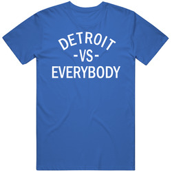 Detroit Vs Everybody Tee Mens Cotton Classic T Shirt