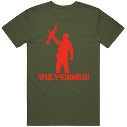 Red Dawn Wolverines Ak 47 Mens Cotton Classic T Shirt