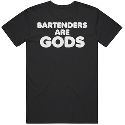 Bartenders Are Gods Mens Vintage T Shirt