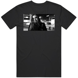 Sasha Gray Black & White Mens Vintage T Shirt