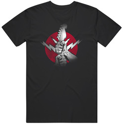 Energy Rock Style Guitar Mens Vintage T Shirt