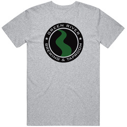 Green River Brewery Label Logo Defunct Brewery Company Beer Fan Gift Idea Mens Vintage T Shirt