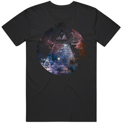 Zelda Triforce Pyramid Mens Vintage T Shirt