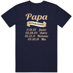 Papa For April Mens Vintage T Shirt