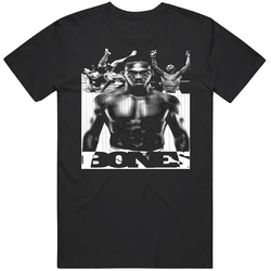 Jon Bones Jones Mma Champion Of The World Fighter Mens Vintage T Shirt