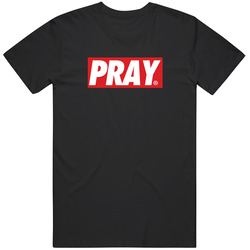 Pray Obey Mens Vintage T Shirt