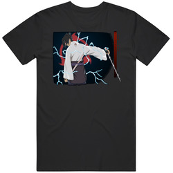 Uchiha Sasuke Shippuden Anime Manga Mens Vintage T Shirt