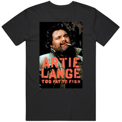 Artie Lange Too Fat To Fish Mens Vintage T Shirt