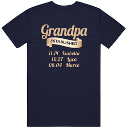 Grandpa For John Mens Vintage T Shirt