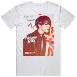 GOT7 GOT 7 FLIGHT LOG : ARRIVAL Never Ever Yugyeom Custom Sign kpop T-SHIRT TEE T SHIRTS Mens Vintage T Shirt