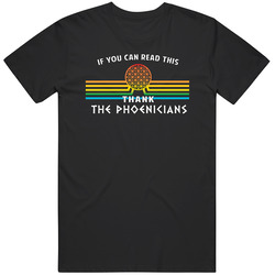 Thank The Phoenicians Disneys Spaceship Earthepcot Mens Vintage T Shirt