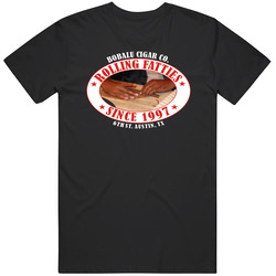 Rolling Fatties Black Mens Vintage T Shirt