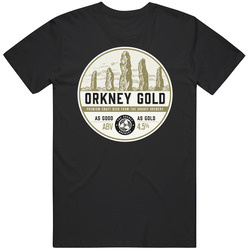 Orkney Gold Juicy Malt Beer Scotland Beer Lovers Mens Vintage T Shirt