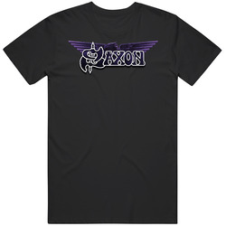 B Saxon Band Logo49452 Mens Vintage T Shirt
