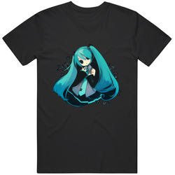 Kuroshitsuji Hatsune Miku Chibi Mens Vintage T Shirt