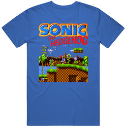 Sonic The Hedgehog 1991 Best Video Games Of All Time Mens Vintage T Shirt