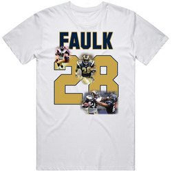 Marshall Faulk Football Mens Vintage T Shirt