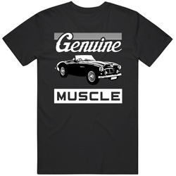 1956 Austin Healey 100 Six Bn4 B And W Genuine Muscle Retro Vintage Car Fan Mens Vintage T Shirt