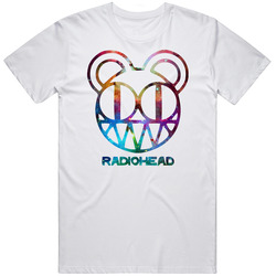 IRW Radiohead logo T Shirt Men (white) Mens Vintage T Shirt