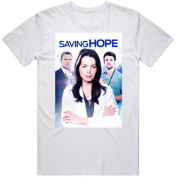 Saving Hope Popular Medical Series Tv Show Fan Mens Vintage T Shirt