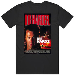 Die Hard 2 Cool 90's Vintage Classic Action Movie  Fan Mens Vintage T Shirt