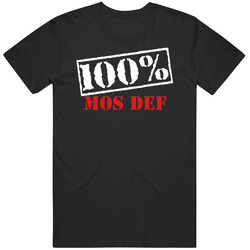 Mos Def 100 Percent Hip Hop Rap Mens Vintage T Shirt