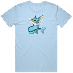 Vaporeon Pokemon Video Game A Pig In  2 Mens Vintage T Shirt
